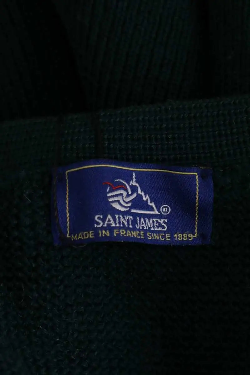 Gilet Saint James Vert en Laine