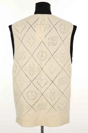 Gilet Sandro Beige en Laine