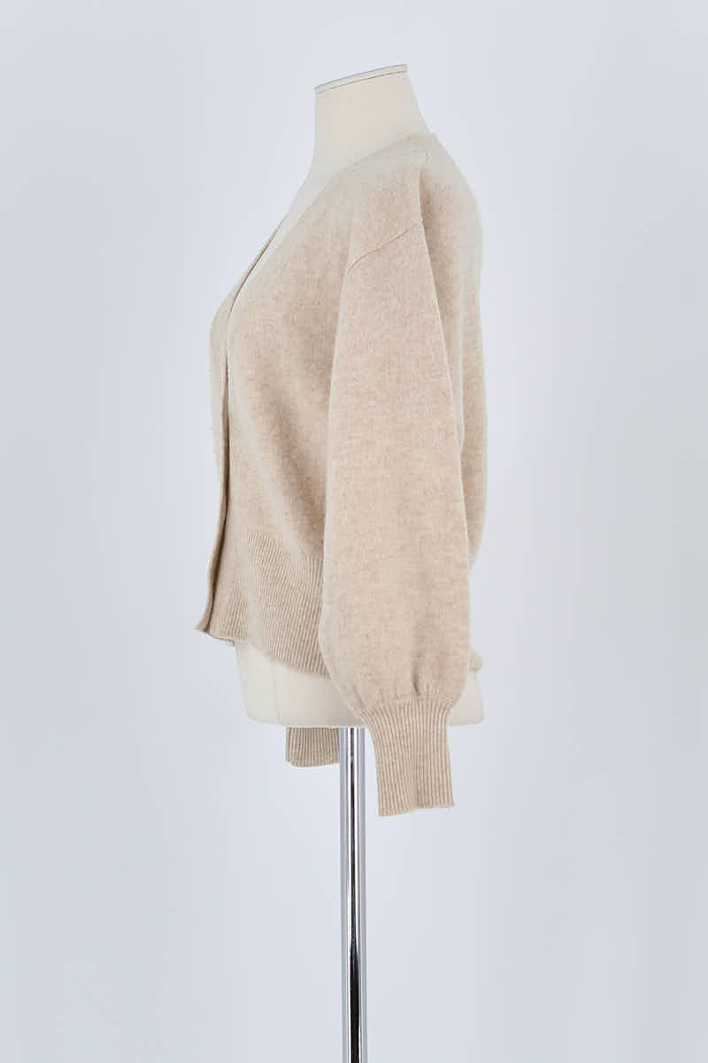 Gilet Sandro Beige en Laine