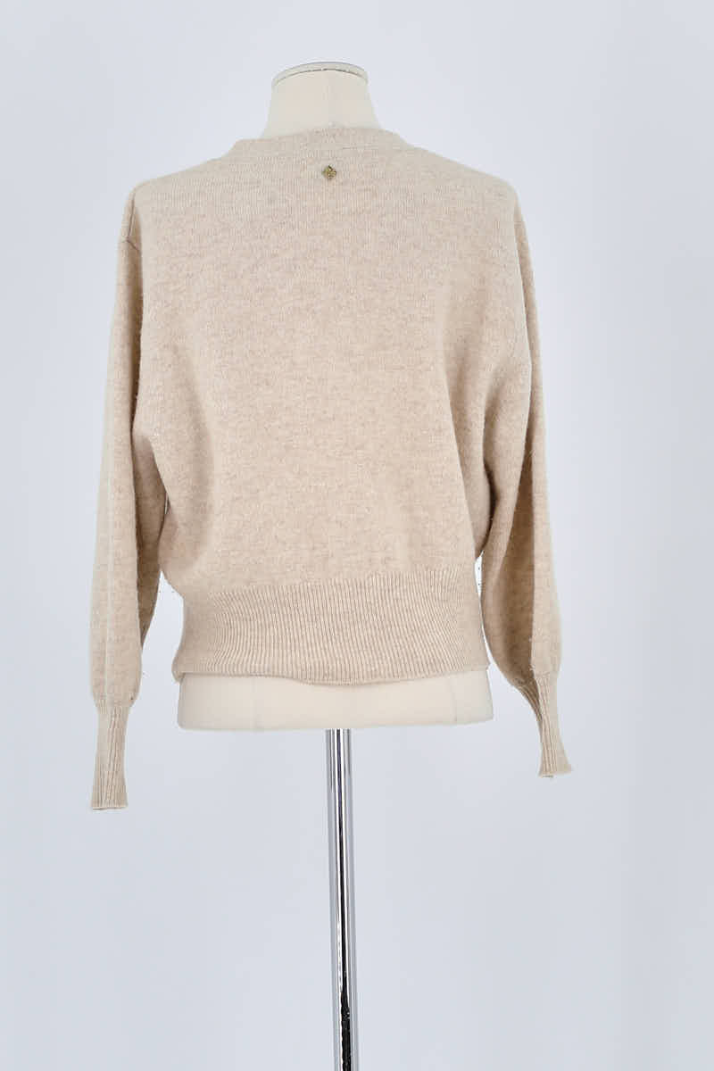 Gilet Sandro Beige en Laine
