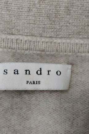 Gilet Sandro Beige en Laine