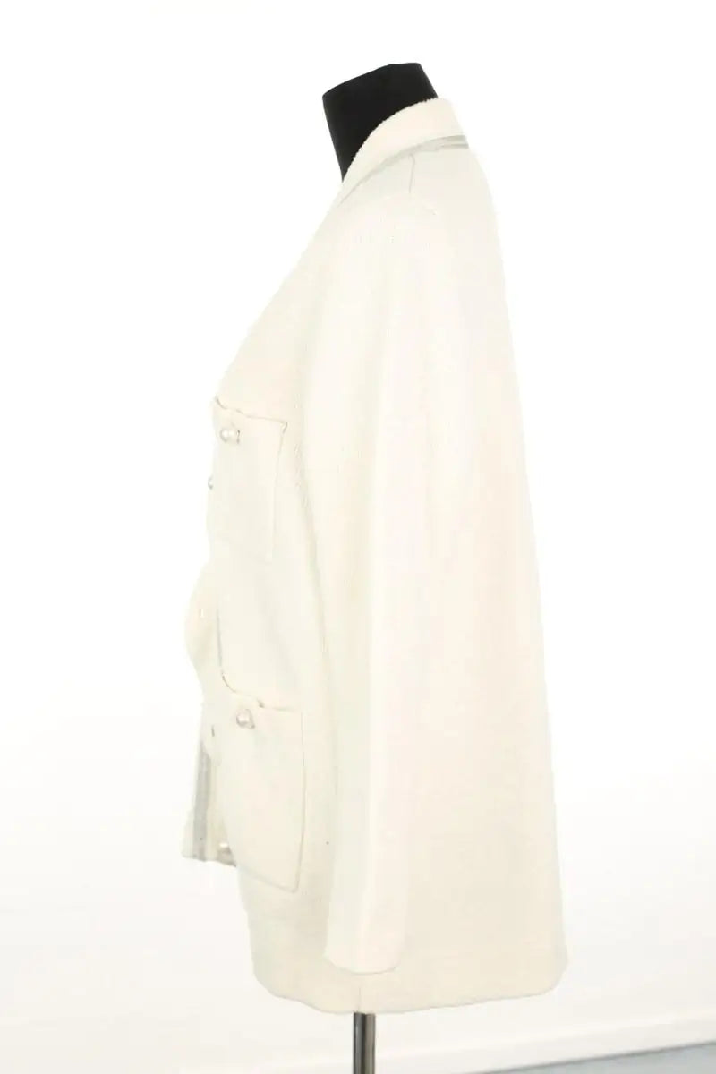 Gilet Sandro Blanc en Coton
