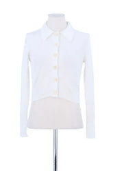Gilet Sandro Blanc en Synthétique, taille S - Seconde Main