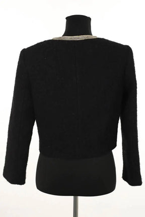 Gilet Sandro Cambridge Noir en Coton