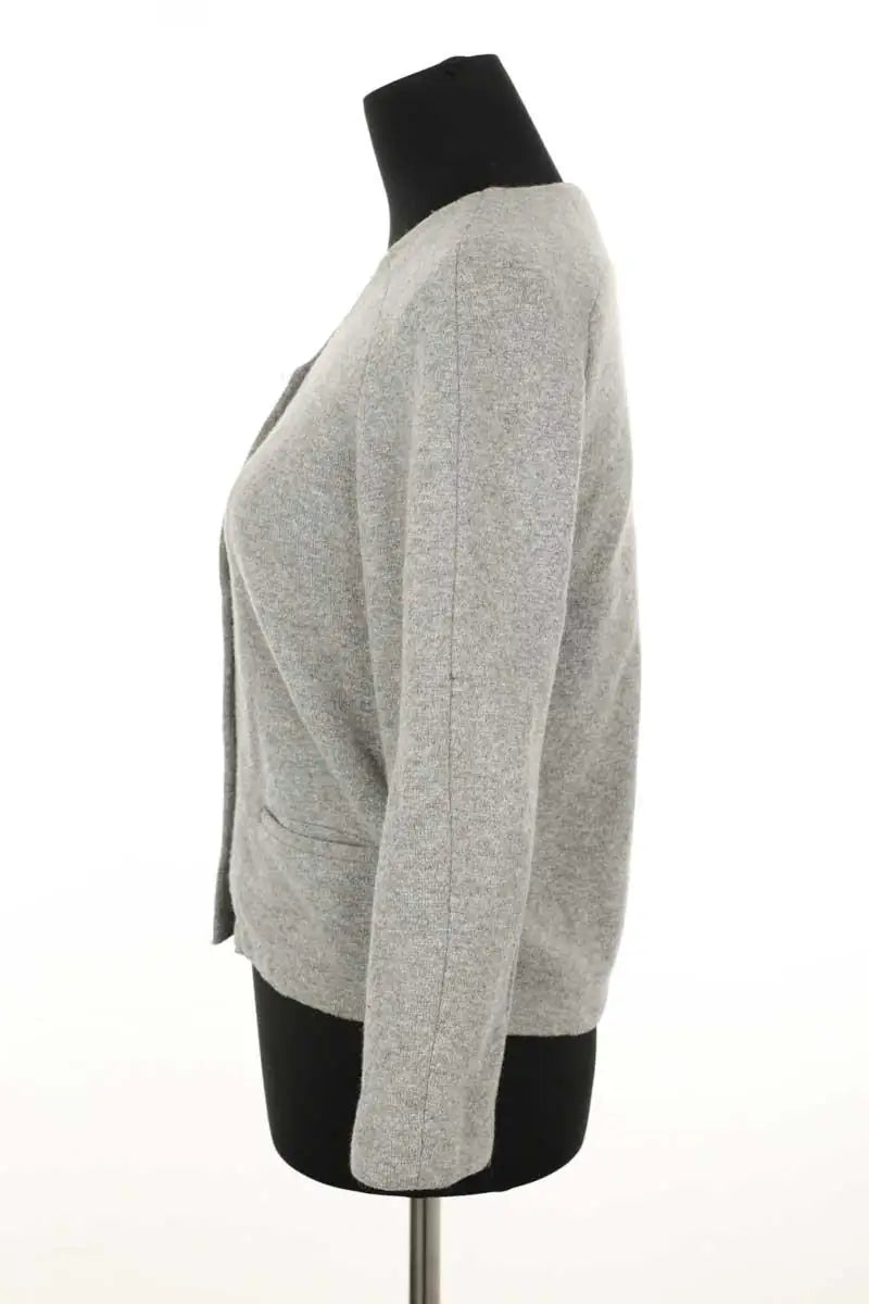 Gilet Sandro Gris en Laine