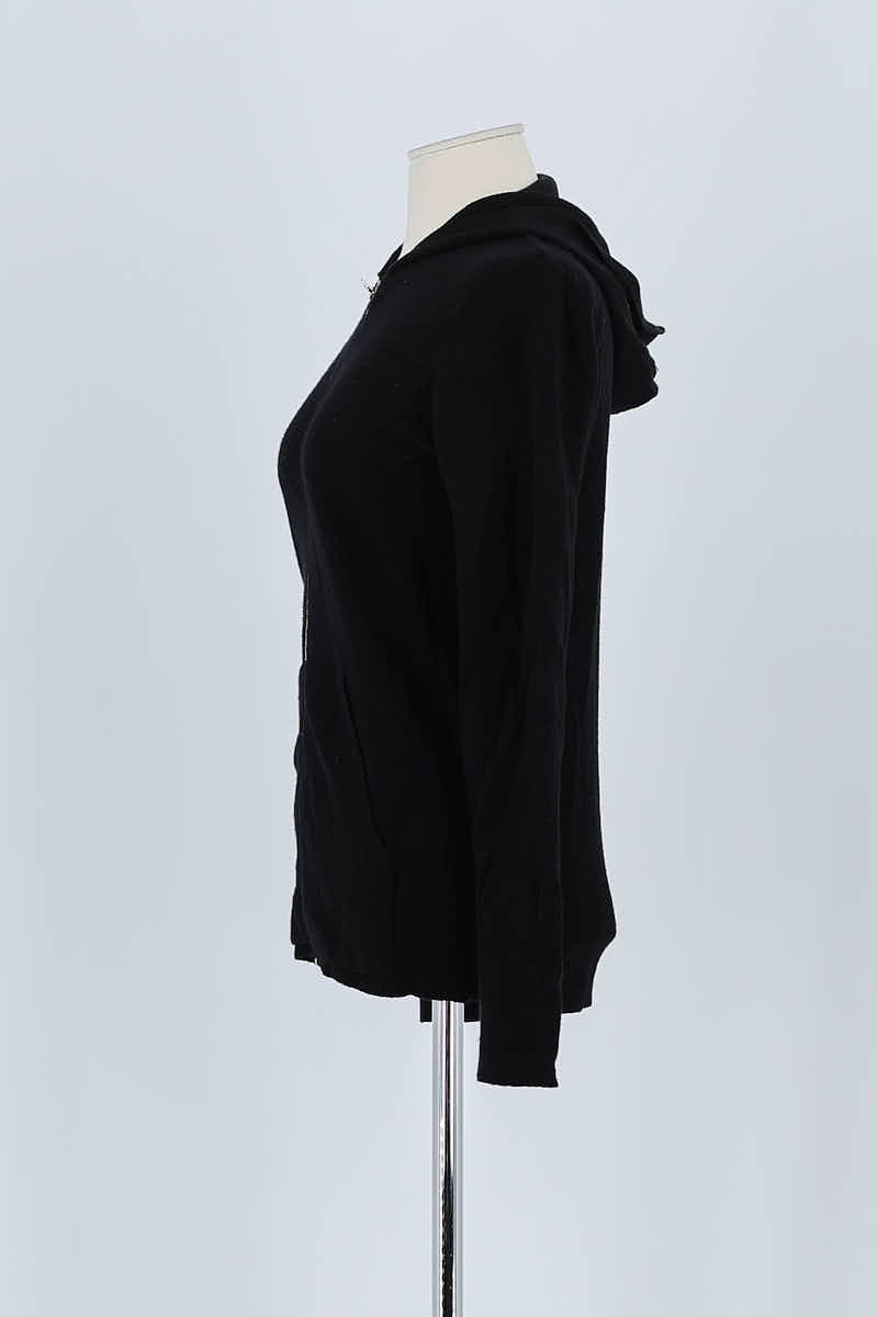 Gilet Sandro Noir en Laine