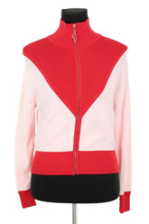 Gilet Sandro Rouge en Viscose, taille S - Seconde Main