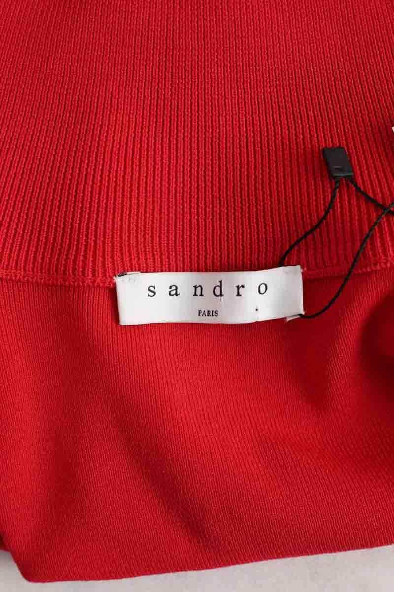 Gilet Sandro Rouge en Viscose