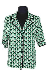 Gilet Sandro Vert en Viscose, taille XS - Seconde Main