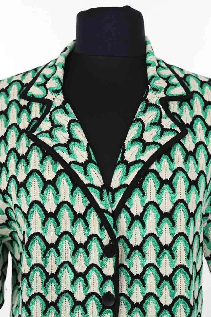 Gilet Sandro Vert en Viscose