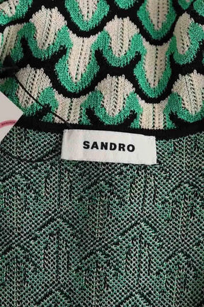 Gilet Sandro Vert en Viscose