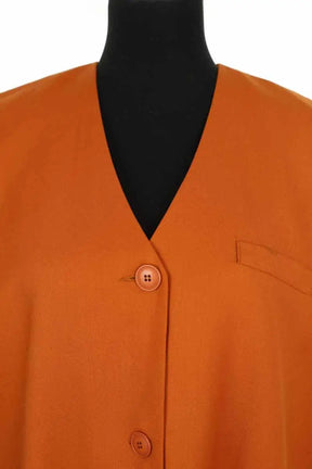 Gilet sans manches American Vintage Orange en Laine