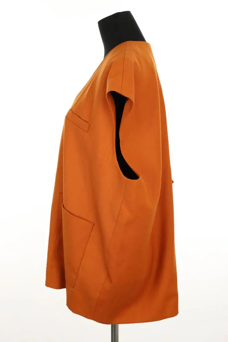 Gilet sans manches American Vintage Orange en Laine