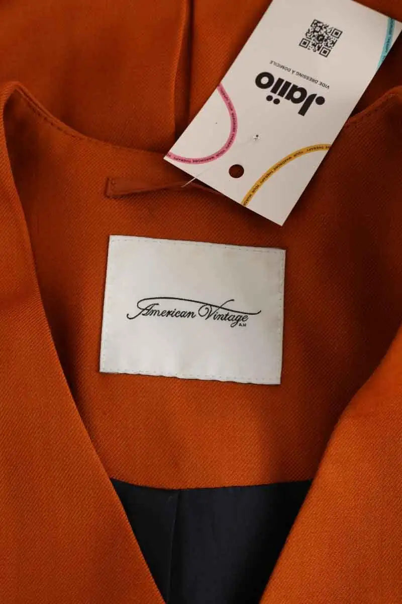 Gilet sans manches American Vintage Orange en Laine