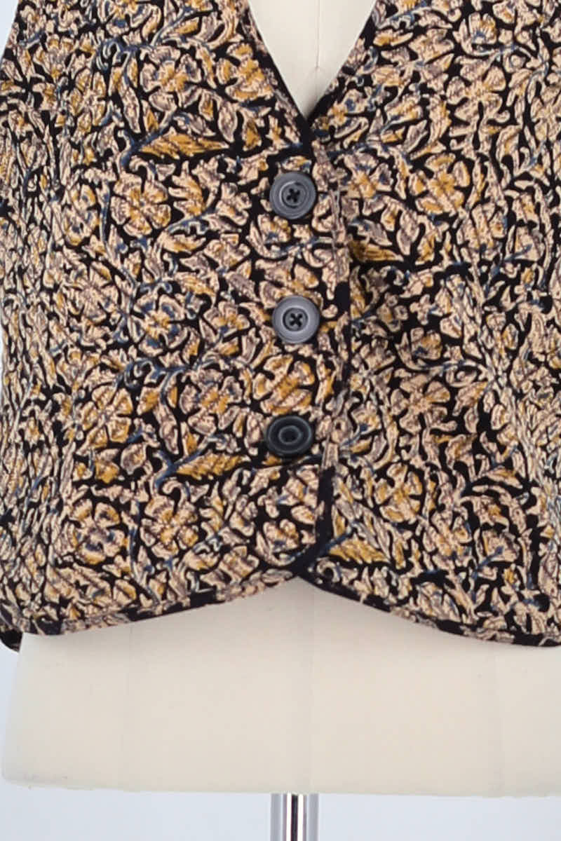 Gilet Sessun Noir en Coton