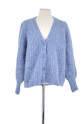 Gilet Sézane Bleu en Polyamide, taille S - Seconde Main