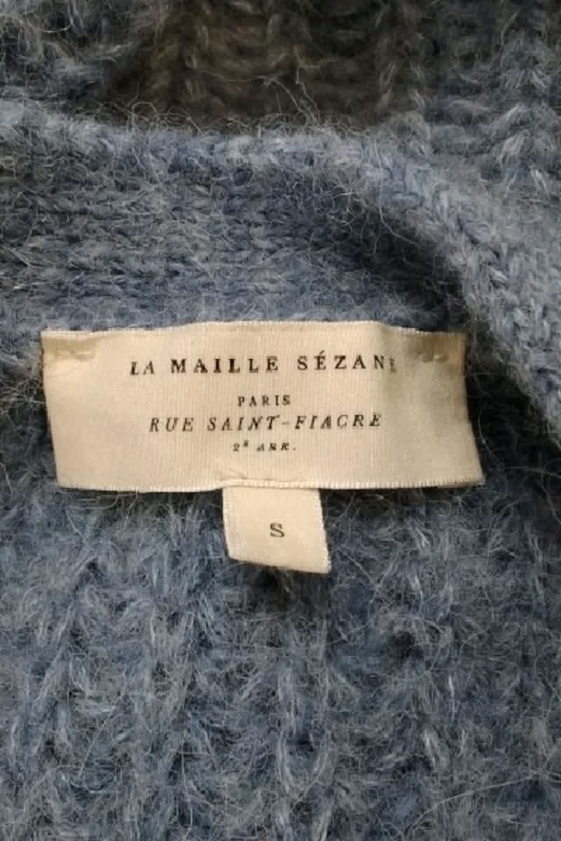 Gilet Sézane Bleu en Polyamide