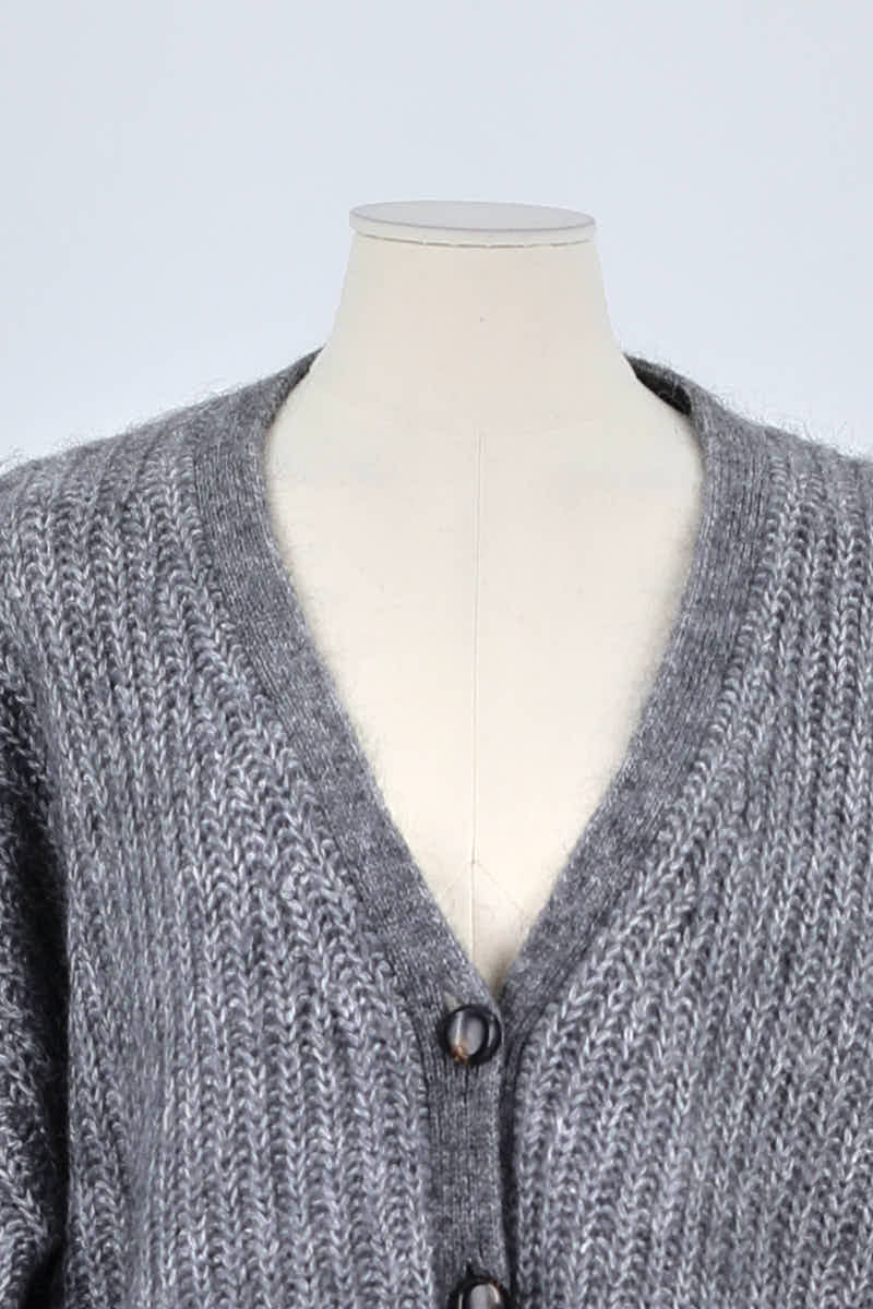 Gilet Sézane Gris en Polyamide