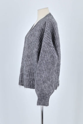 Gilet Sézane Gris en Polyamide