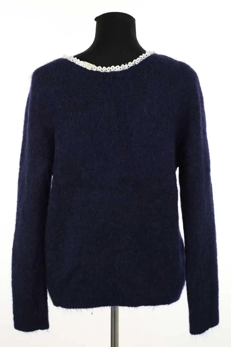 Gilet Sézane Marine en Laine