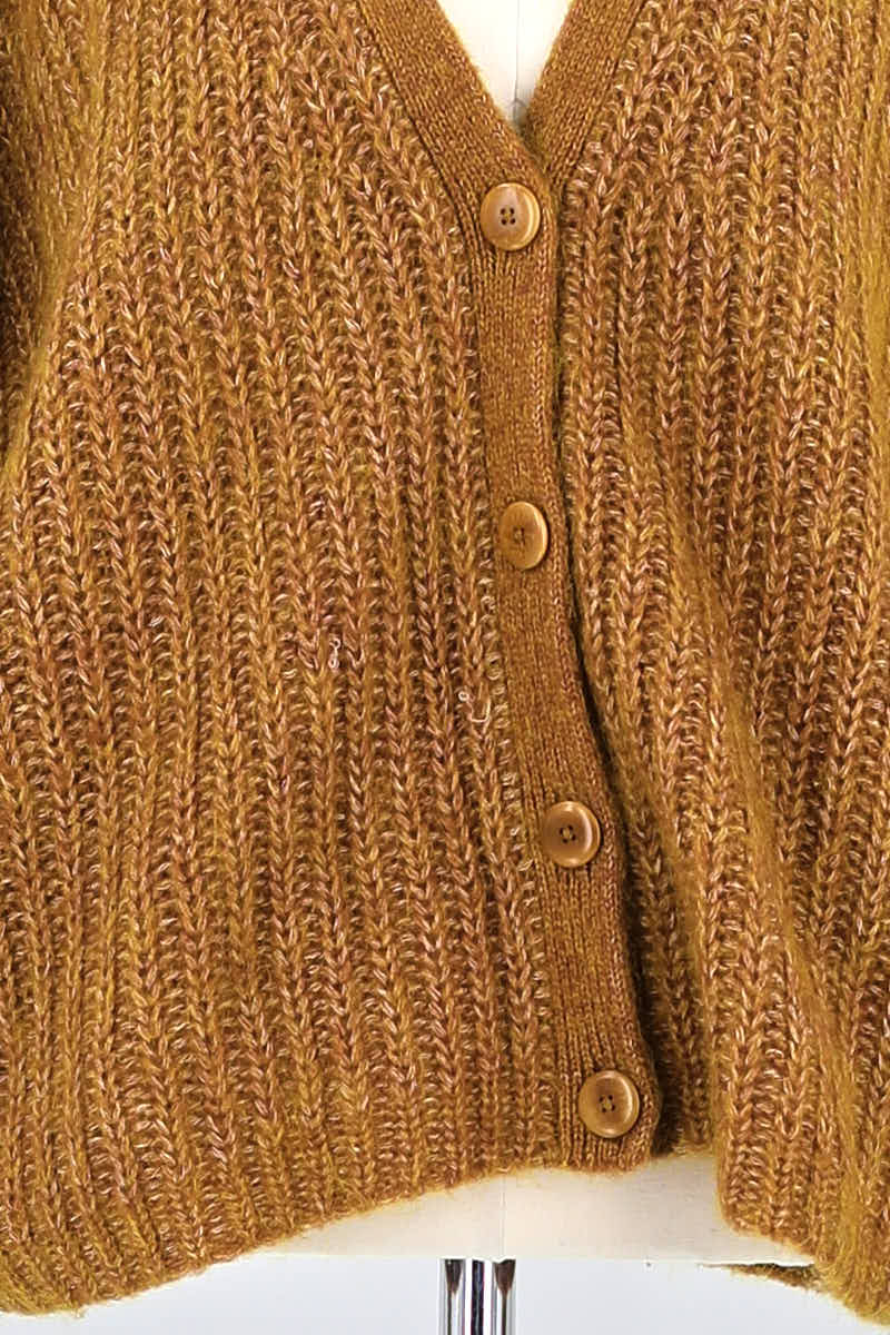 Gilet Sézane Marron en Polyamide