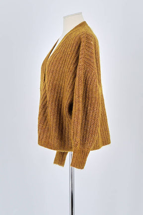 Gilet Sézane Marron en Polyamide
