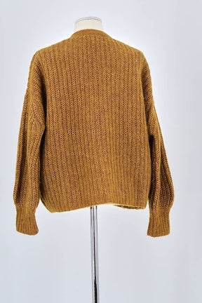 Gilet Sézane Marron en Polyamide