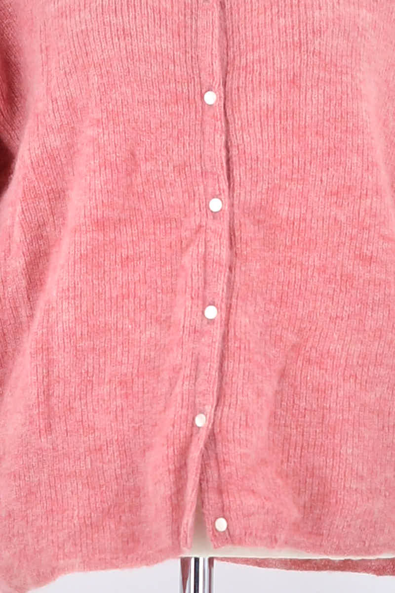 Gilet Sézane Rose en Polyamide