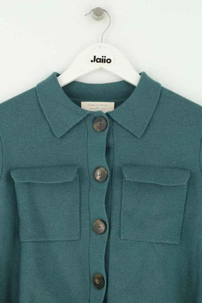 Gilet Sézane Vert en Laine