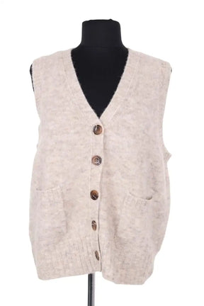 Gilet Soeur Fluo Ecru en Synthétique, taille L - Seconde Main