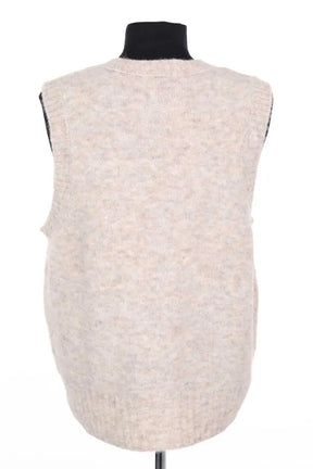 Gilet Soeur Fluo Ecru en Synthétique