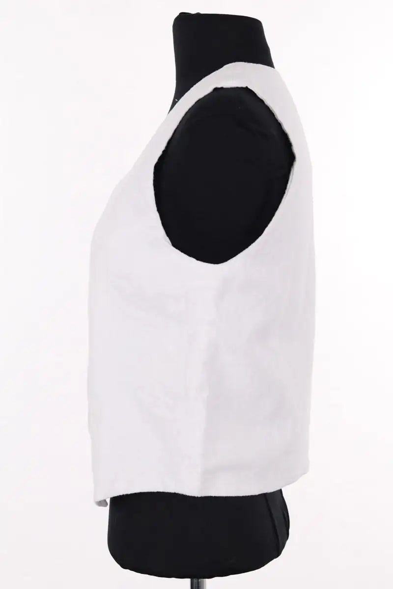Gilet Songe Lab Blanc en Lin