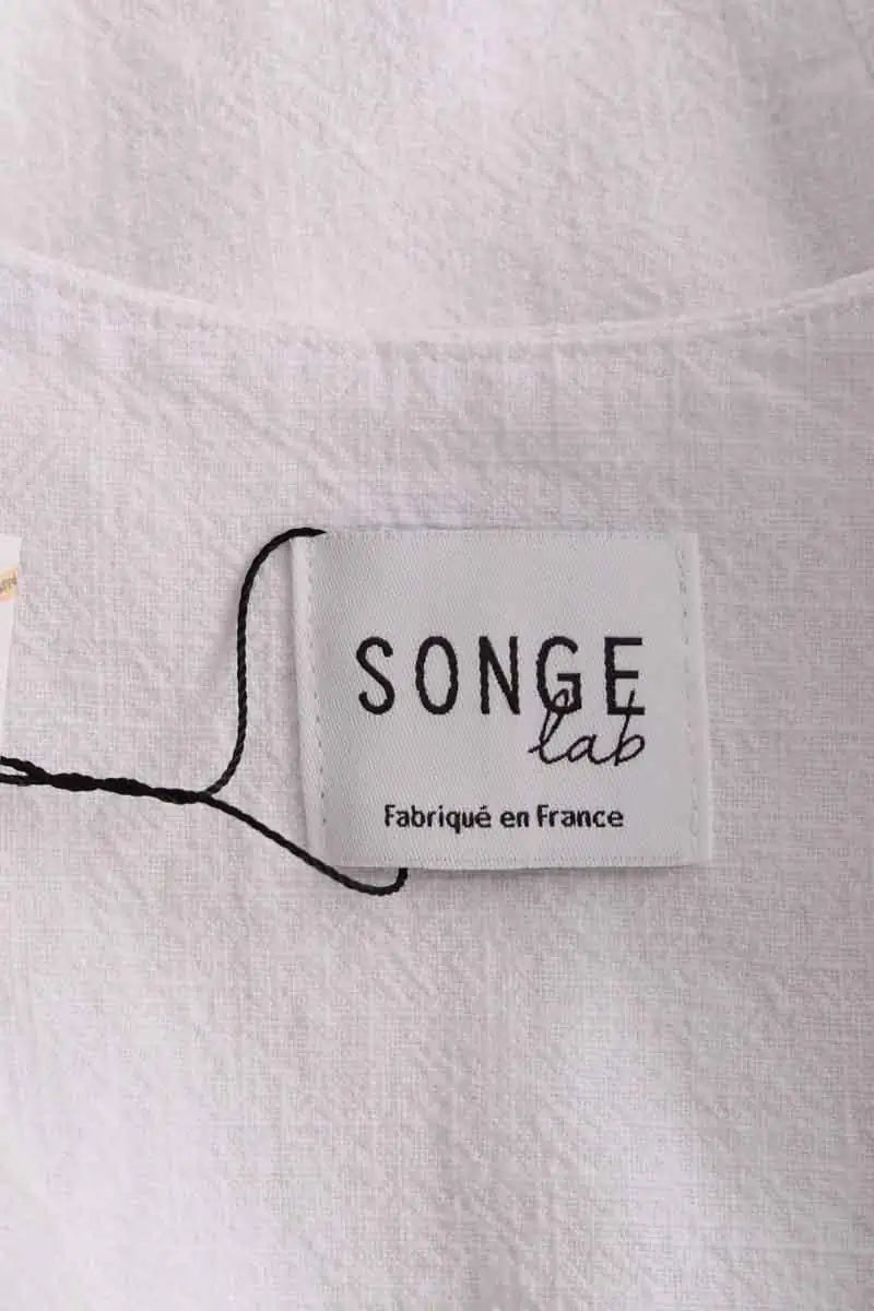 Gilet Songe Lab Blanc en Lin