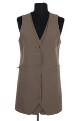 Gilet The Frankie Shop Kaki en Synthétique, taille S - Seconde Main