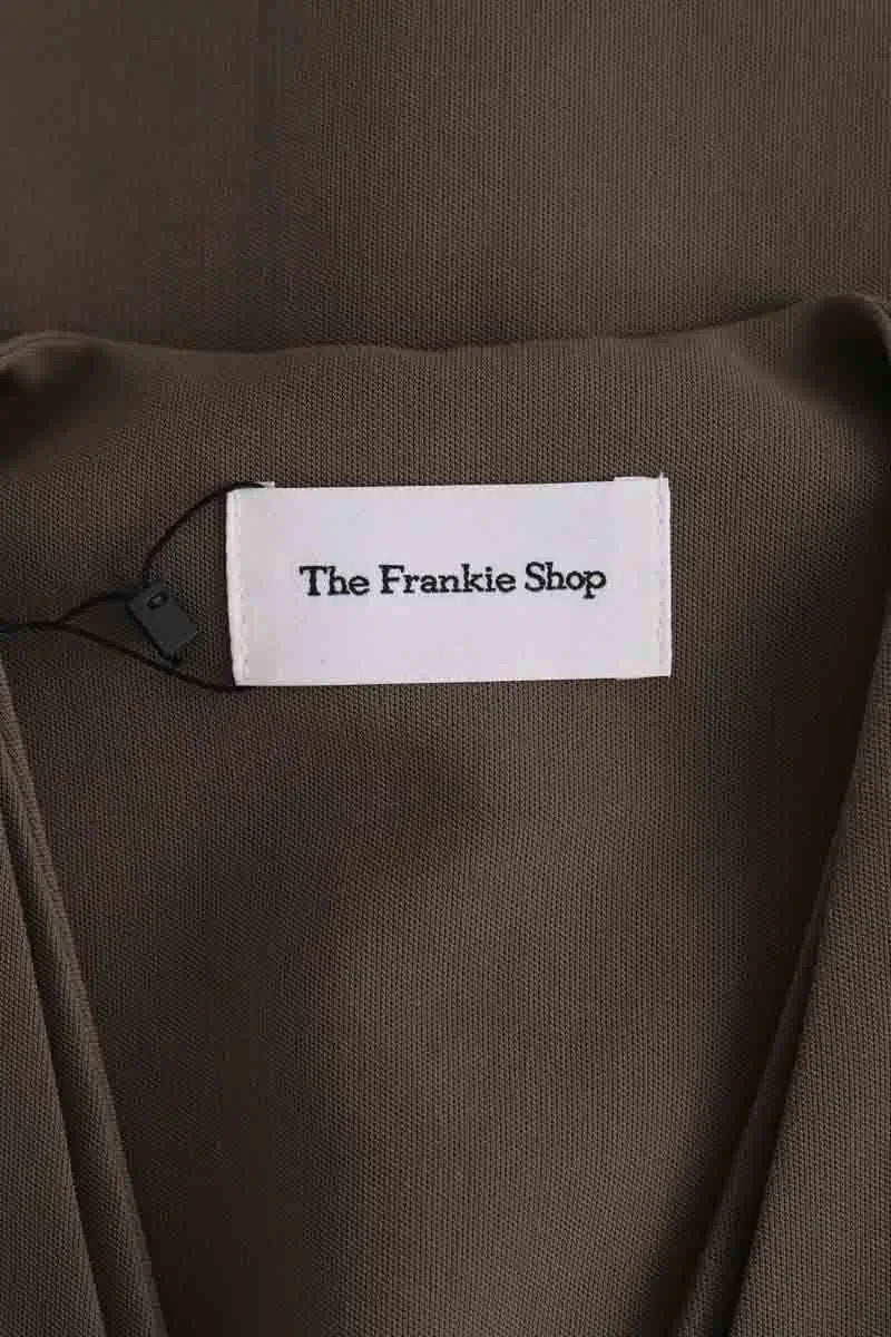 Gilet The Frankie Shop Kaki en Synthétique