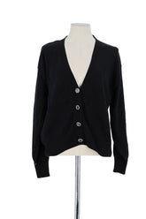 Gilet The Kooples Noir en Laine, taille S - Seconde Main