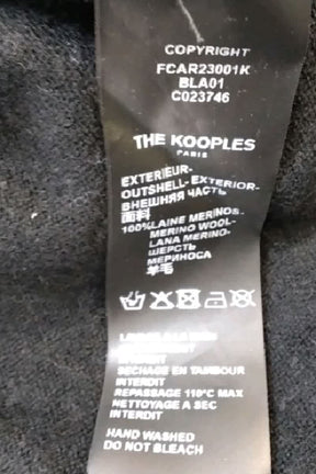 Gilet The Kooples Noir en Laine