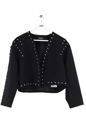 Gilet The Kooples Noir en Synthétique, taille XXS - Seconde Main