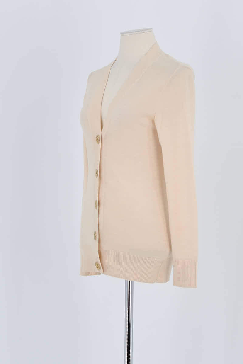 Gilet Tory Burch Beige en Laine