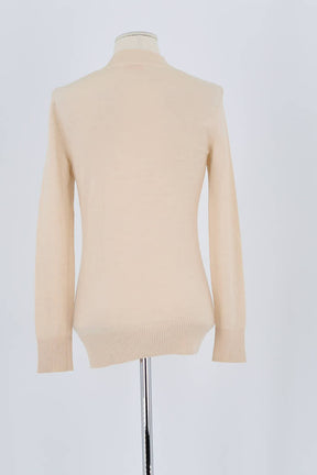 Gilet Tory Burch Beige en Laine