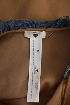 Gilet Twinset Camel en Synthétique
