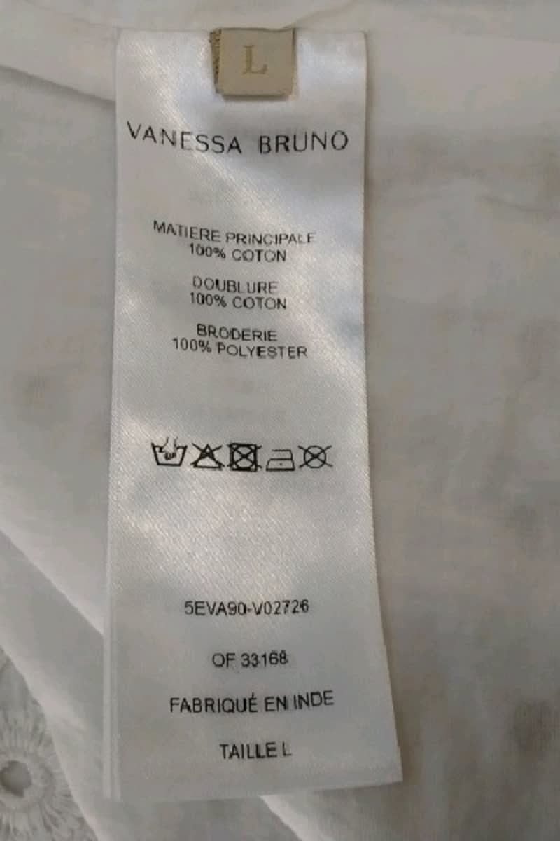 Gilet Vanessa Bruno Blanc en Coton