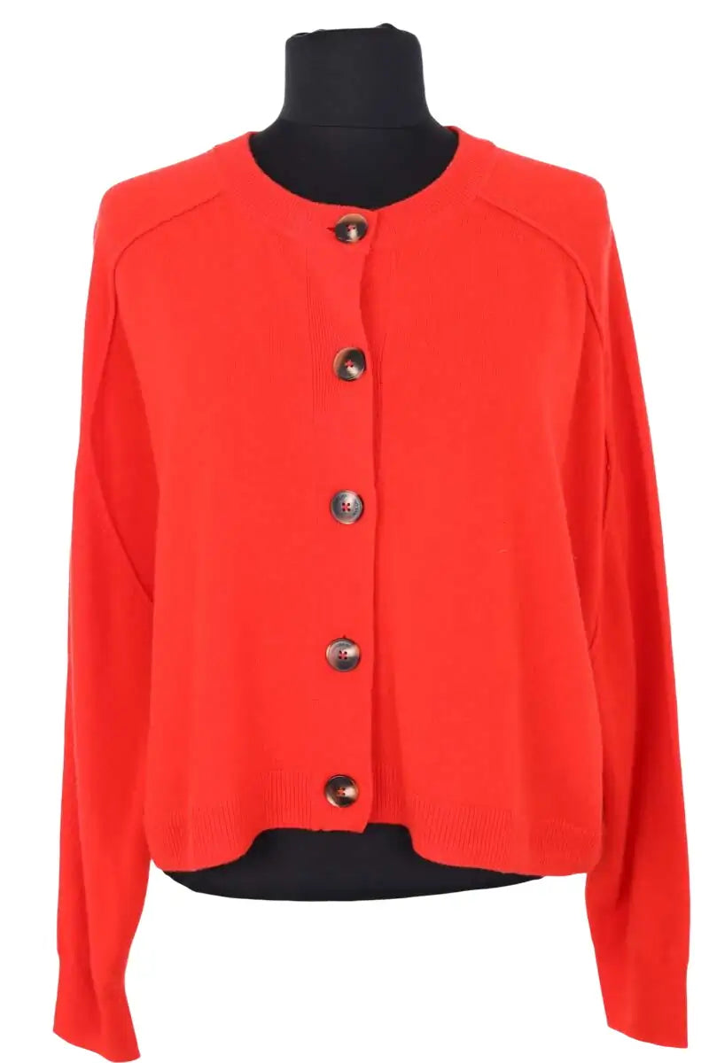 Gilet Vanessa Bruno Rouge en Laine, taille XS - Seconde Main