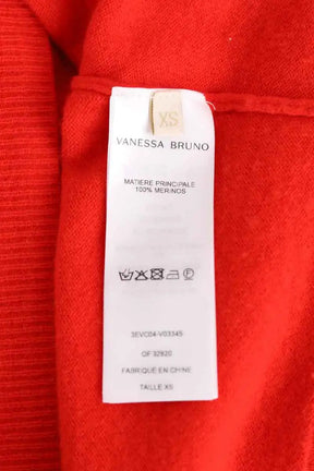 Gilet Vanessa Bruno Rouge en Laine