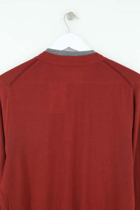 Gilet Yves Saint Laurent Rouge en Laine