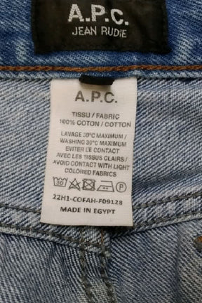 Jean droit APC  Bleu
