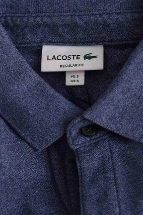Polo Lacoste Bleu en Coton
