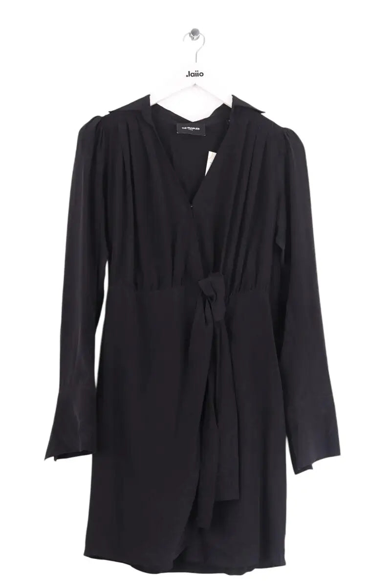 Robe The Kooples Noir en Synthétique, taille M - Seconde Main