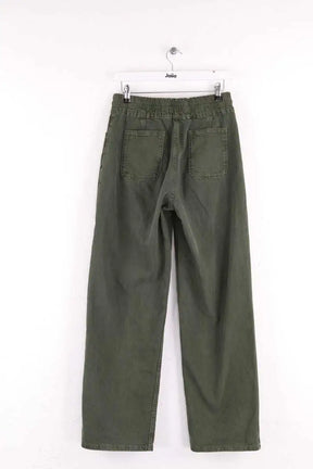 Pantalon droit Ba&Sh Kaki en Coton