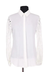 Chemise Anne Fontaine Cecilia Blanc en Synthétique, taille S - Seconde Main